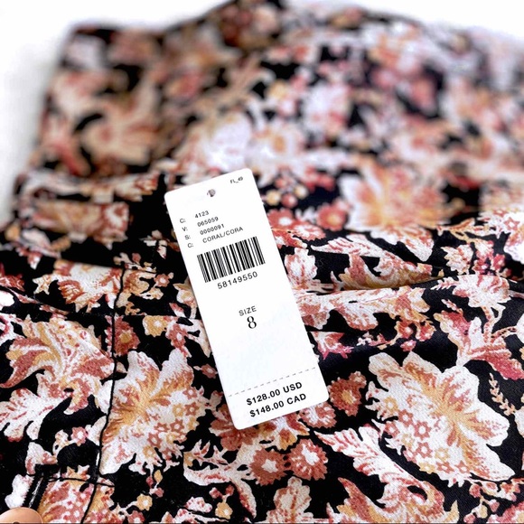 Anthropologie Diandra Pleated Floral Joggers NWT - Picture 7 of 11